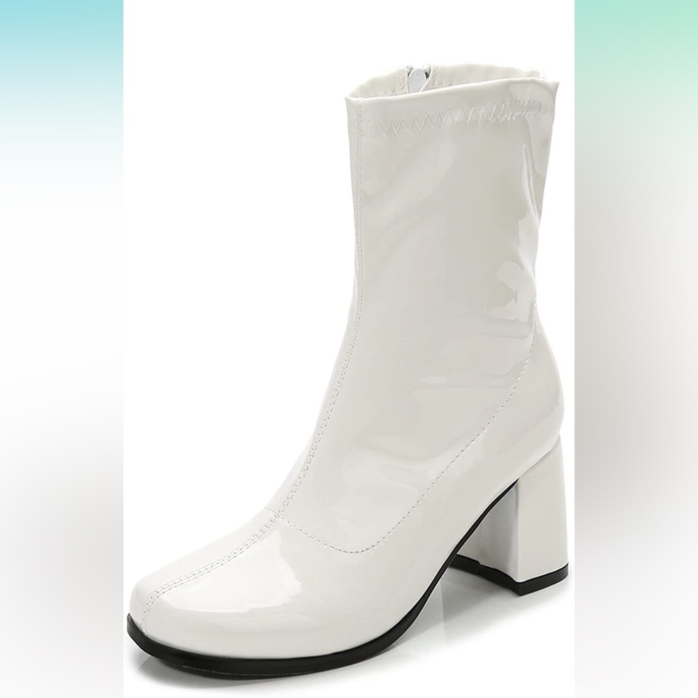 White GoGo Boots